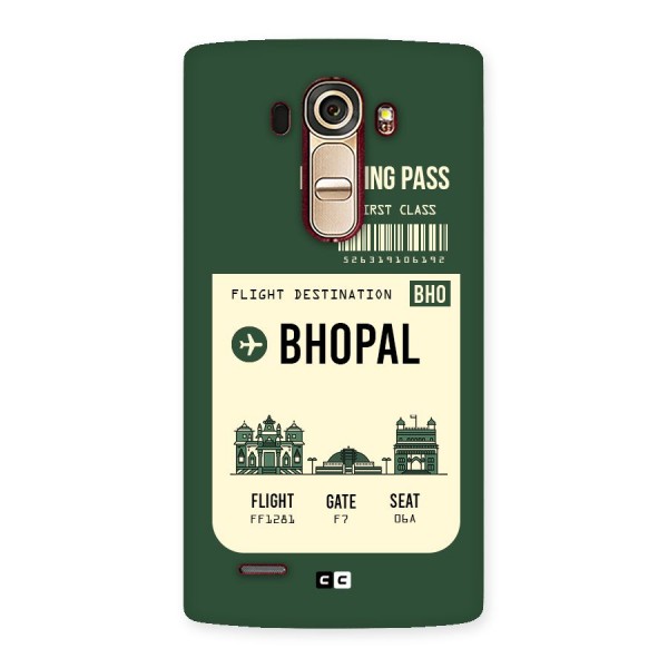 Bhopal Boarding Pass Back Case for LG G4