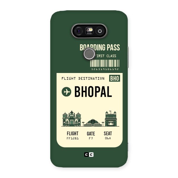 Bhopal Boarding Pass Back Case for LG G5