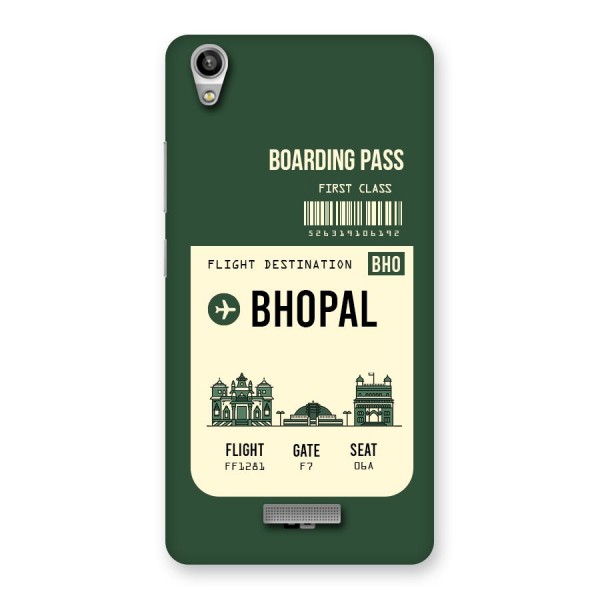 Bhopal Boarding Pass Back Case for Lava-Pixel-V1
