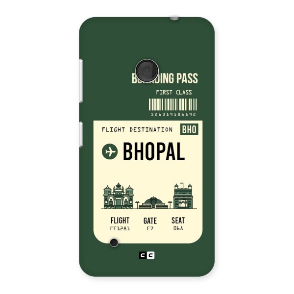 Bhopal Boarding Pass Back Case for Lumia 530