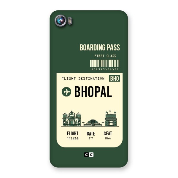 Bhopal Boarding Pass Back Case for Micromax Canvas Fire 4 A107