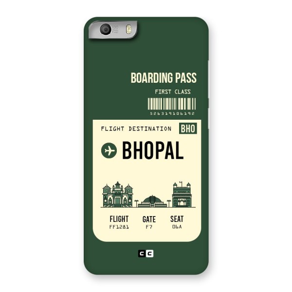 Bhopal Boarding Pass Back Case for Micromax Canvas Knight 2