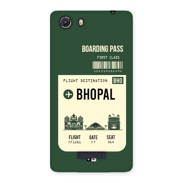 Bhopal Boarding Pass Back Case for Micromax Unite 3