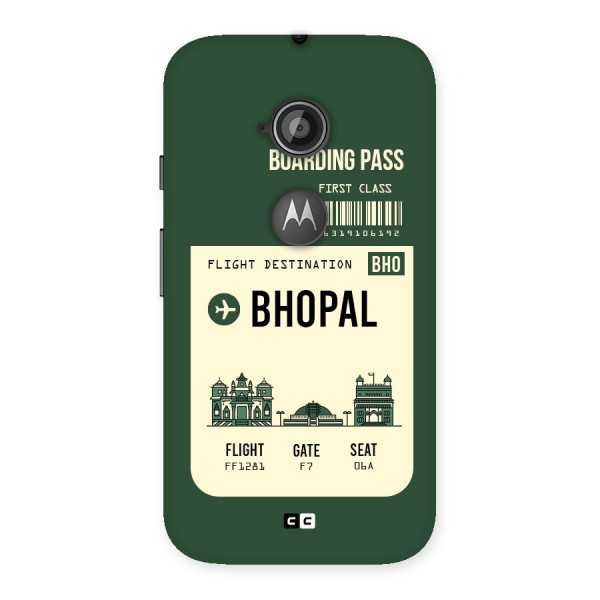 Bhopal Boarding Pass Back Case for Moto E 2nd Gen