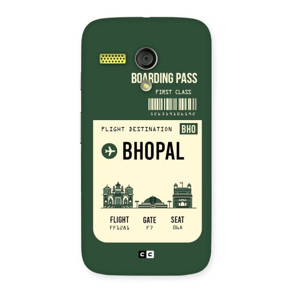 Bhopal Boarding Pass Back Case for Moto G