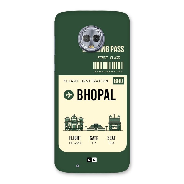Bhopal Boarding Pass Back Case for Moto G6
