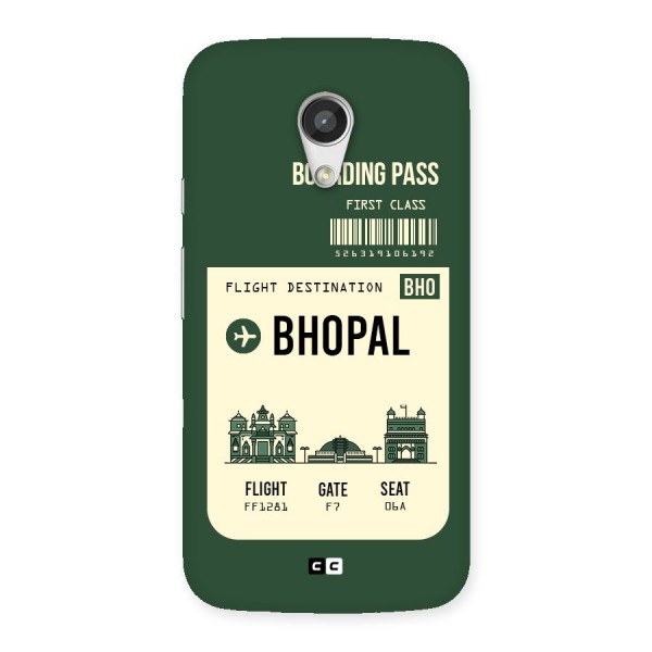 Bhopal Boarding Pass Back Case for Moto G 2nd Gen