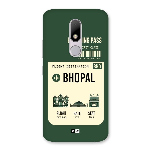 Bhopal Boarding Pass Back Case for Moto M