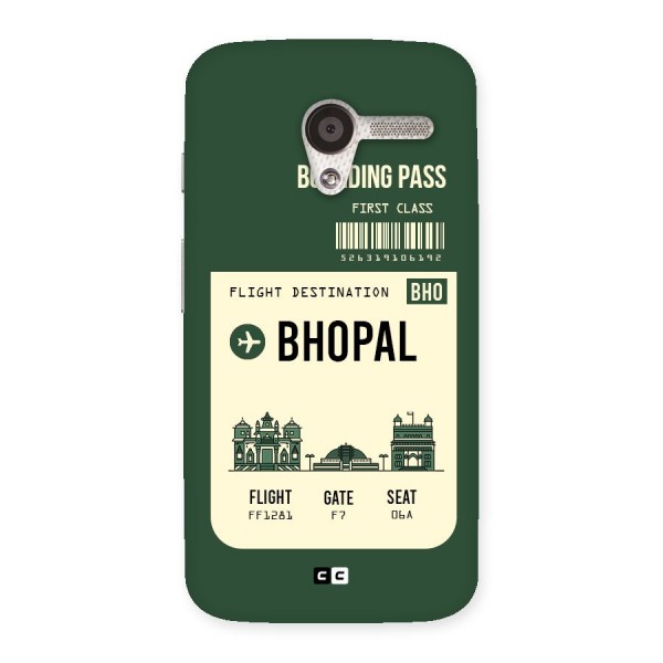 Bhopal Boarding Pass Back Case for Moto X