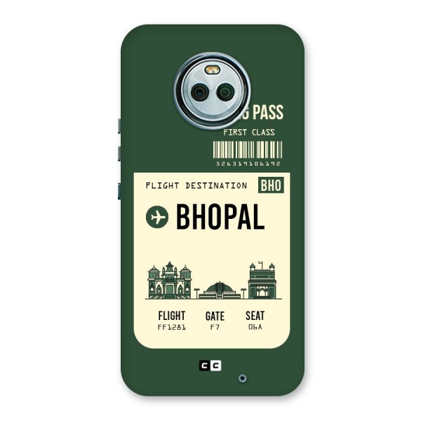 Bhopal Boarding Pass Back Case for Moto X4