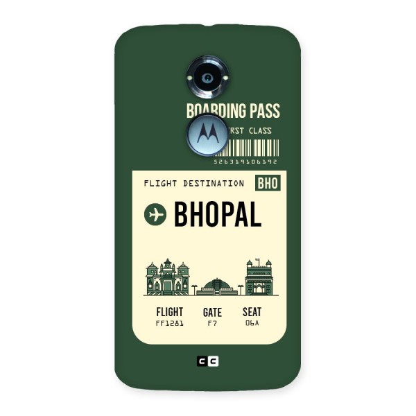 Bhopal Boarding Pass Back Case for Moto X 2nd Gen