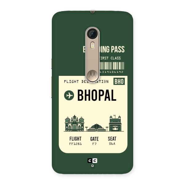 Bhopal Boarding Pass Back Case for Motorola Moto X Style