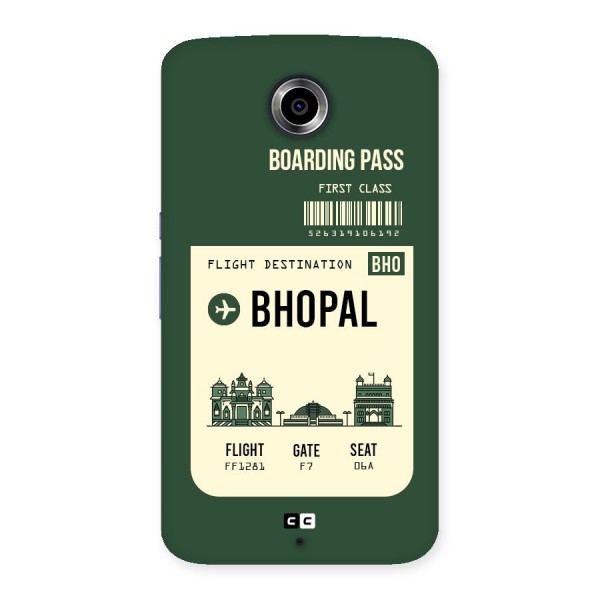 Bhopal Boarding Pass Back Case for Nexsus 6