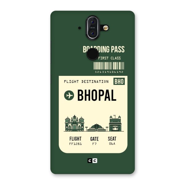 Bhopal Boarding Pass Back Case for Nokia 8 Sirocco