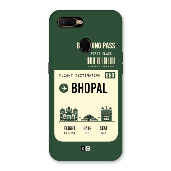 Bhopal Boarding Pass Back Case for Oppo A5s