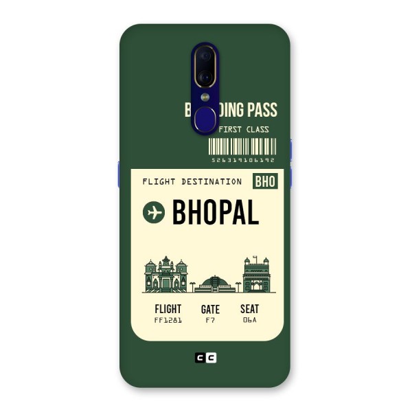 Bhopal Boarding Pass Back Case for Oppo A9