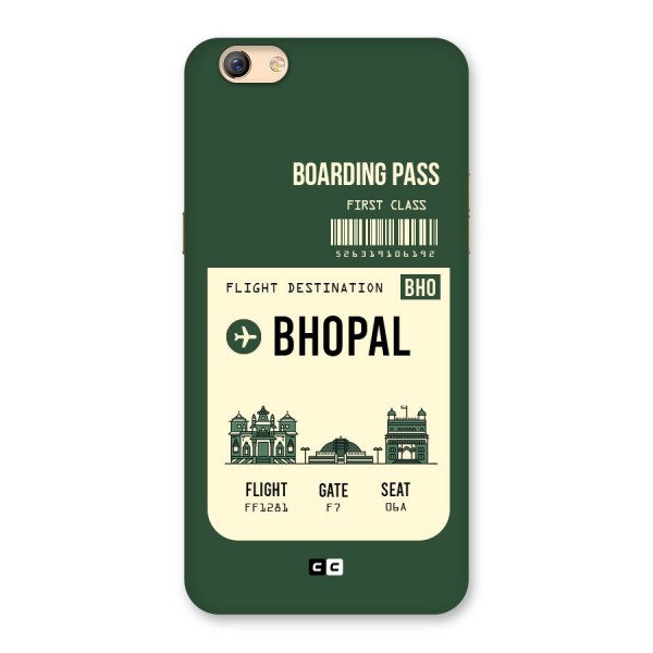 Bhopal Boarding Pass Back Case for Oppo F3 Plus