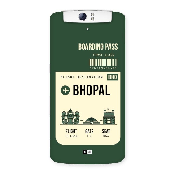 Bhopal Boarding Pass Back Case for Oppo N1