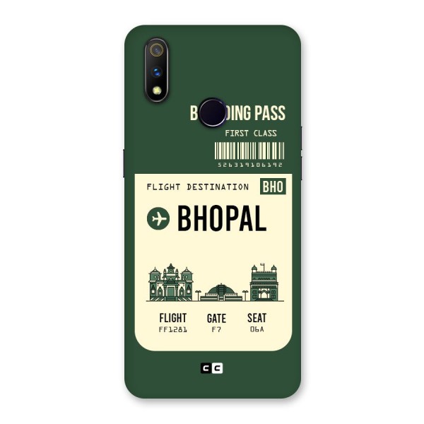 Bhopal Boarding Pass Back Case for Realme 3 Pro