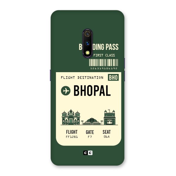 Bhopal Boarding Pass Back Case for Realme X