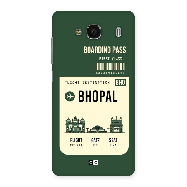 Bhopal Boarding Pass Back Case for Redmi 2
