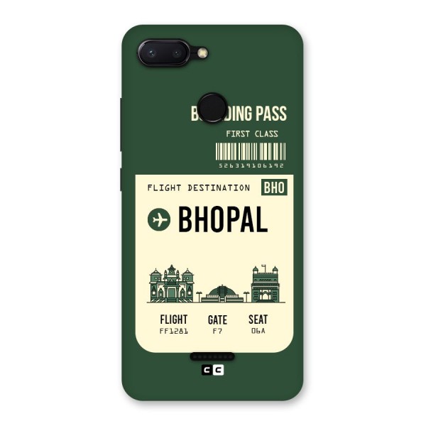 Bhopal Boarding Pass Back Case for Redmi 6