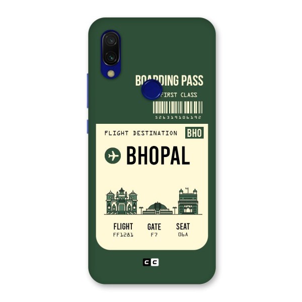 Bhopal Boarding Pass Back Case for Redmi 7