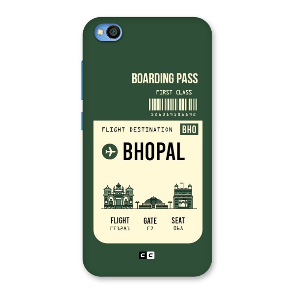 Bhopal Boarding Pass Back Case for Redmi Go