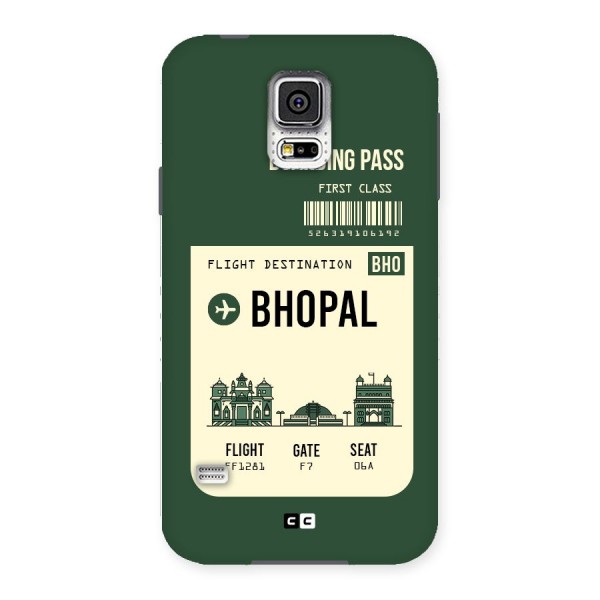 Bhopal Boarding Pass Back Case for Samsung Galaxy S5