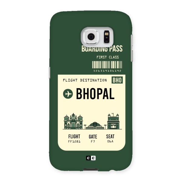 Bhopal Boarding Pass Back Case for Samsung Galaxy S6