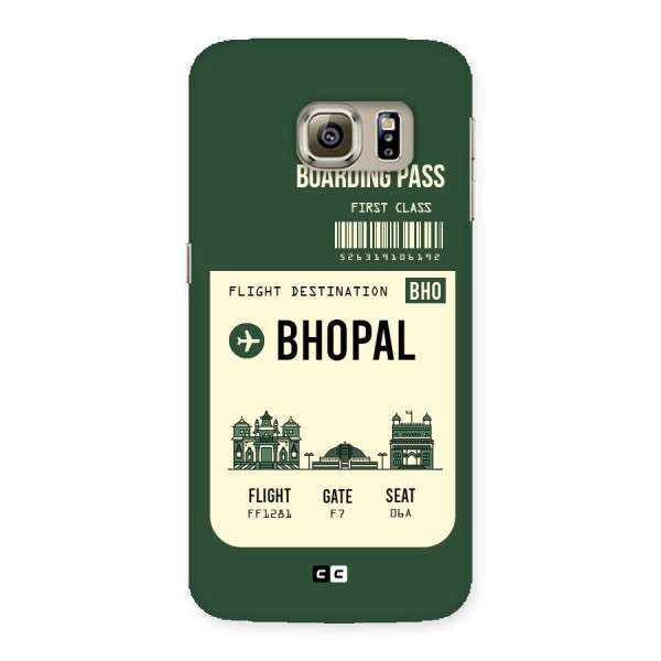 Bhopal Boarding Pass Back Case for Samsung Galaxy S6 Edge