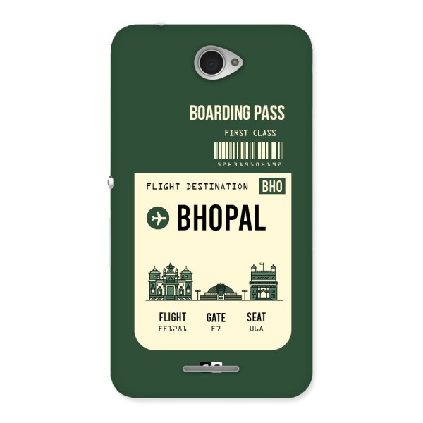 Bhopal Boarding Pass Back Case for Sony Xperia E4
