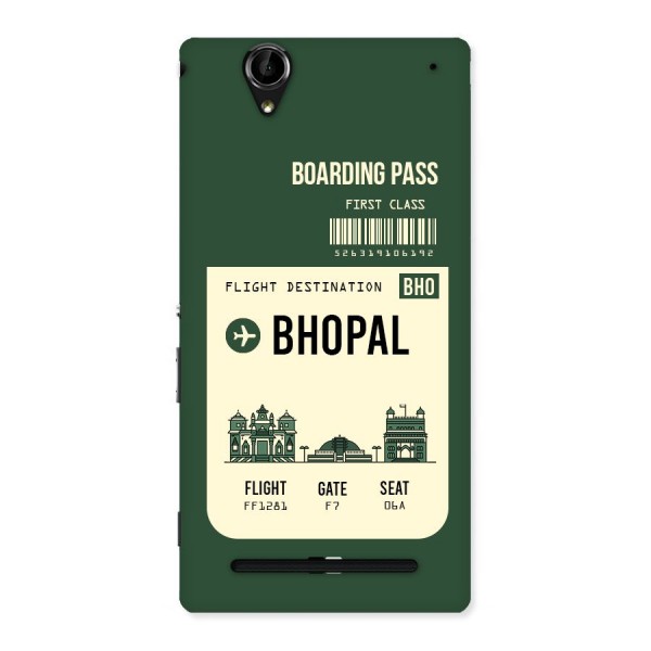 Bhopal Boarding Pass Back Case for Sony Xperia T2