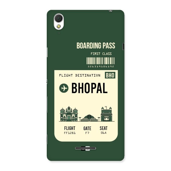 Bhopal Boarding Pass Back Case for Sony Xperia T3