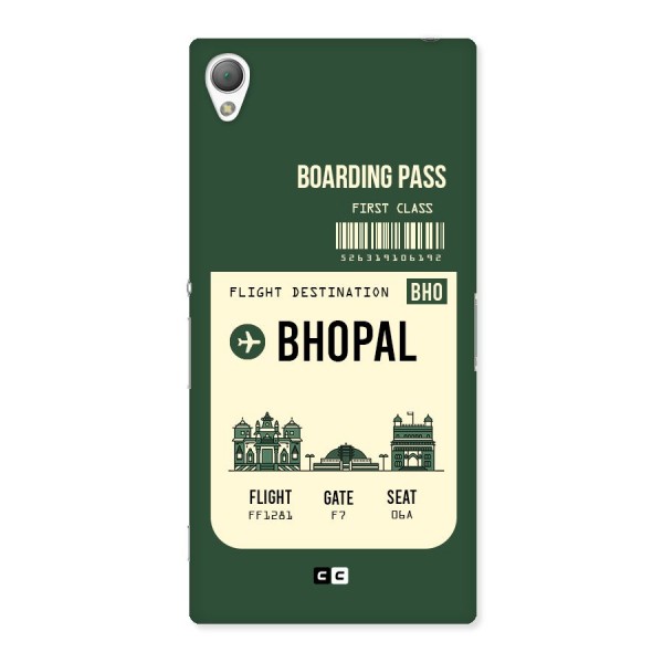 Bhopal Boarding Pass Back Case for Sony Xperia Z3