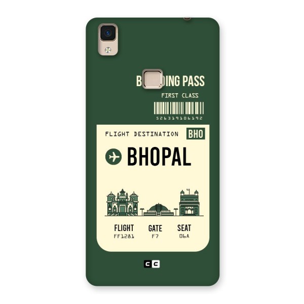 Bhopal Boarding Pass Back Case for V3 Max