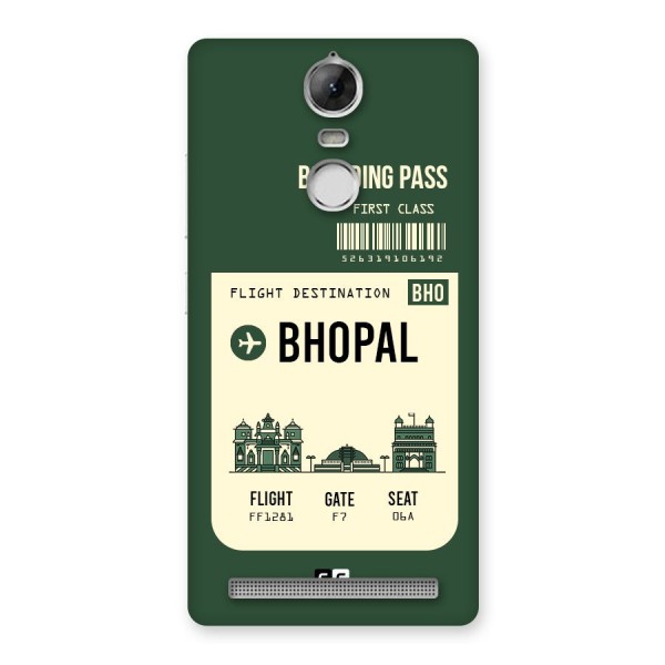 Bhopal Boarding Pass Back Case for Vibe K5 Note