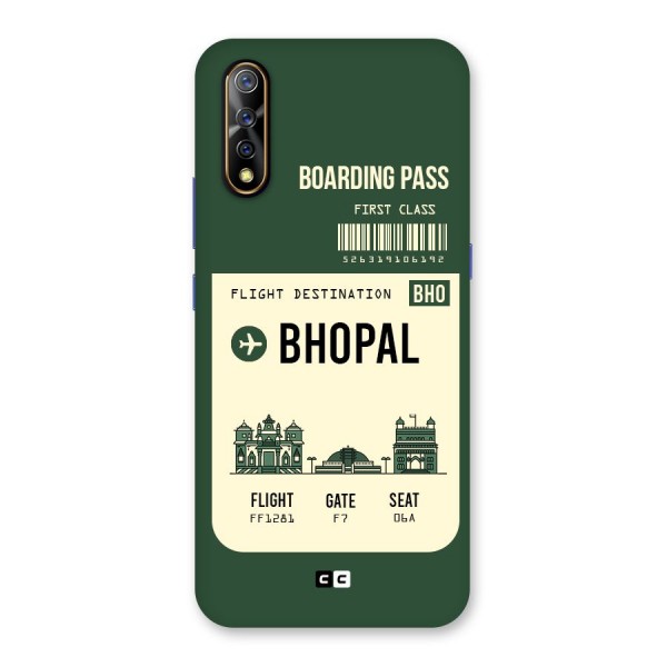 Bhopal Boarding Pass Back Case for Vivo S1