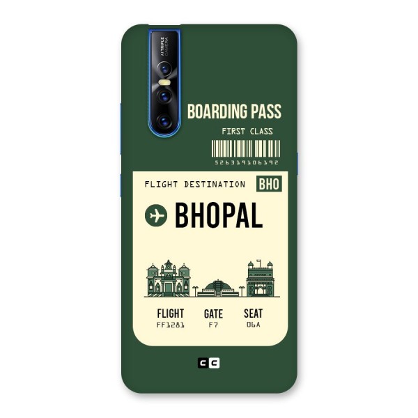 Bhopal Boarding Pass Back Case for Vivo V15 Pro