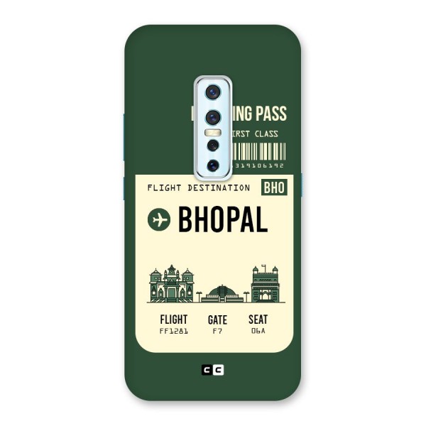Bhopal Boarding Pass Back Case for Vivo V17 Pro
