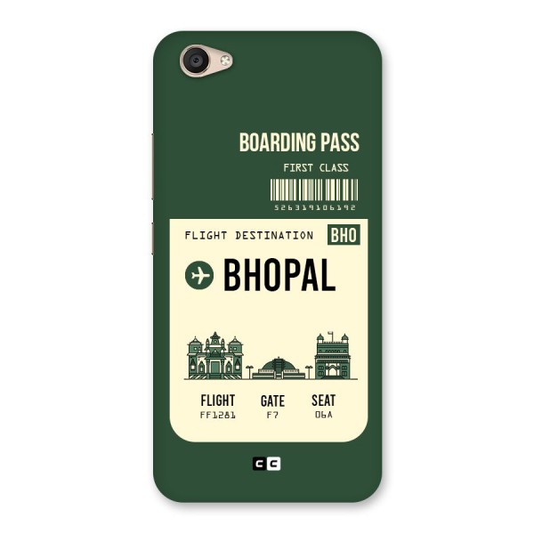 Bhopal Boarding Pass Back Case for Vivo V5 Plus