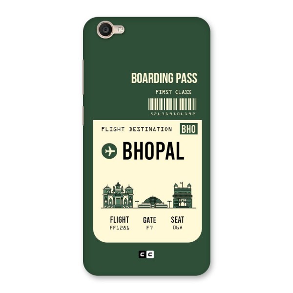 Bhopal Boarding Pass Back Case for Vivo Y55
