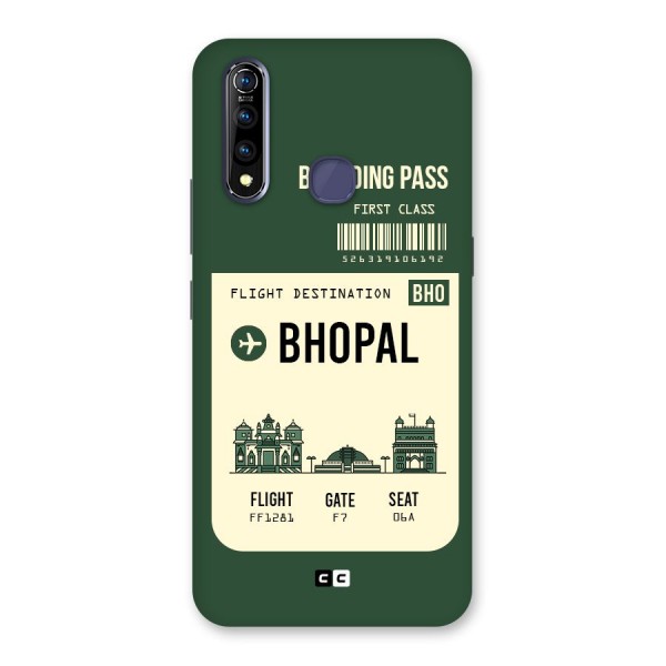 Bhopal Boarding Pass Back Case for Vivo Z1 Pro