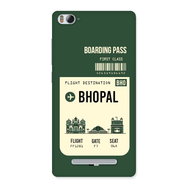 Bhopal Boarding Pass Back Case for Xiaomi Mi4i