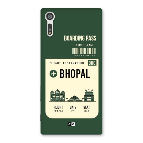 Bhopal Boarding Pass Back Case for Xperia XZ