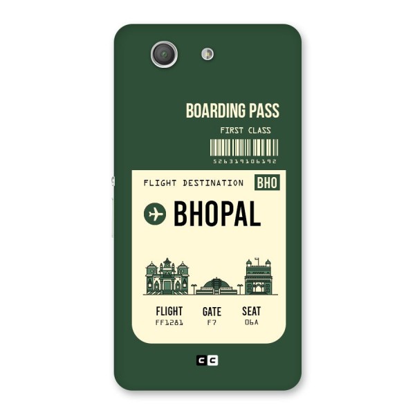 Bhopal Boarding Pass Back Case for Xperia Z3 Compact