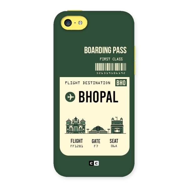 Bhopal Boarding Pass Back Case for iPhone 5C