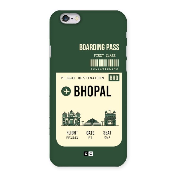 Bhopal Boarding Pass Back Case for iPhone 6 6S