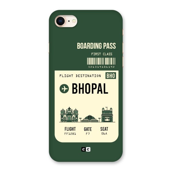 Bhopal Boarding Pass Back Case for iPhone 8