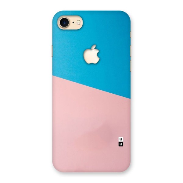 Bicolor Design Back Case for iPhone 7 Apple Cut